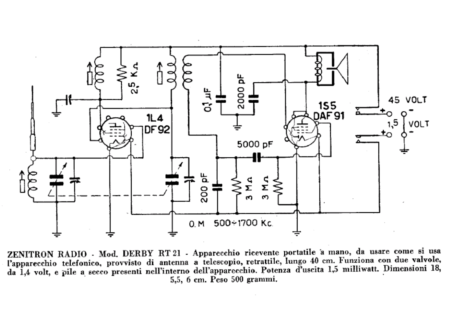 Zenitron rt21 schematic