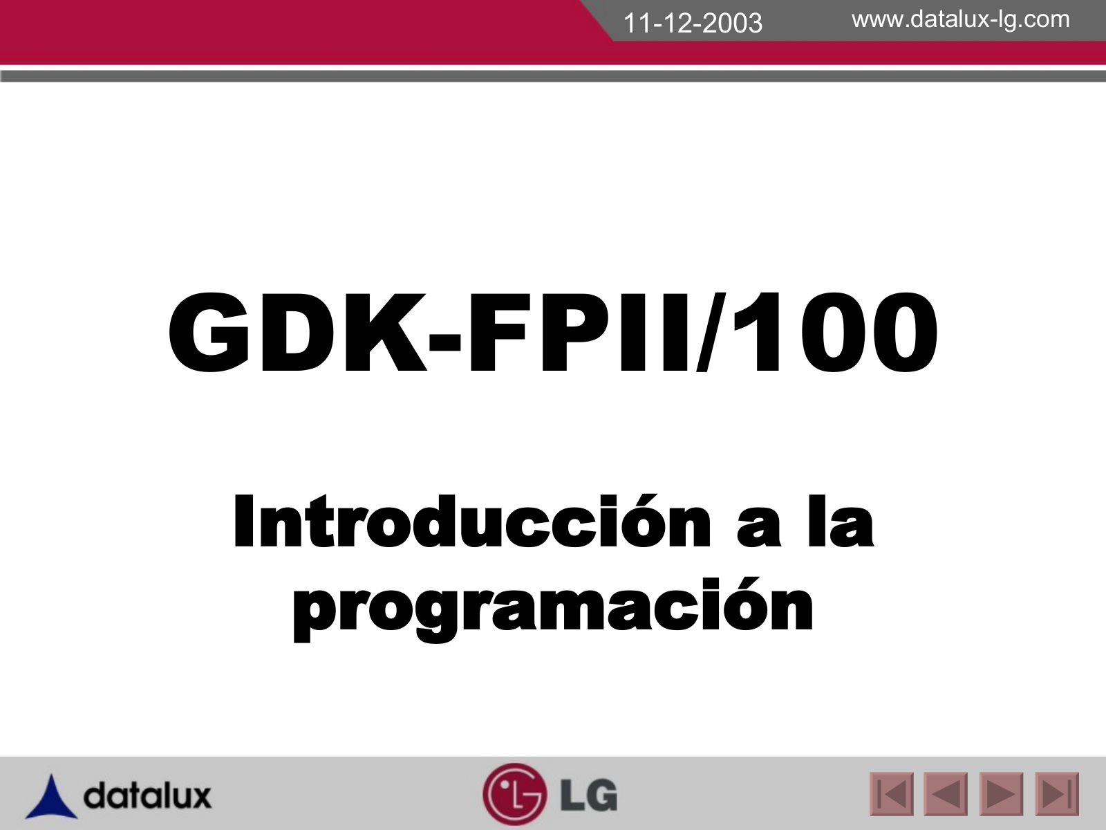 LG GDK-FPII-100 Service Manual