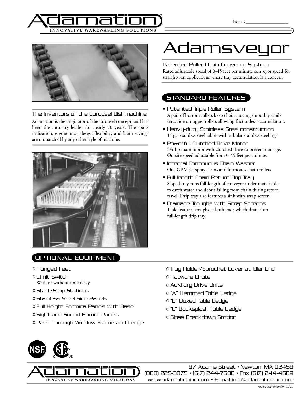 Adamation Adamsveyor User Manual