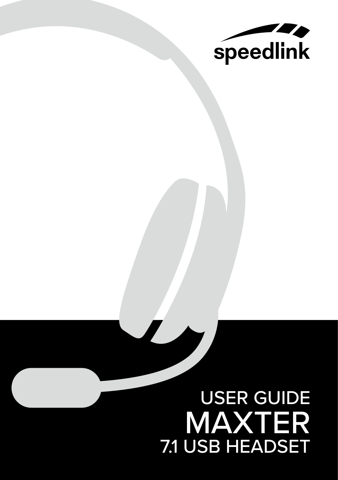 Speedlink SL-860003-BK User Manual