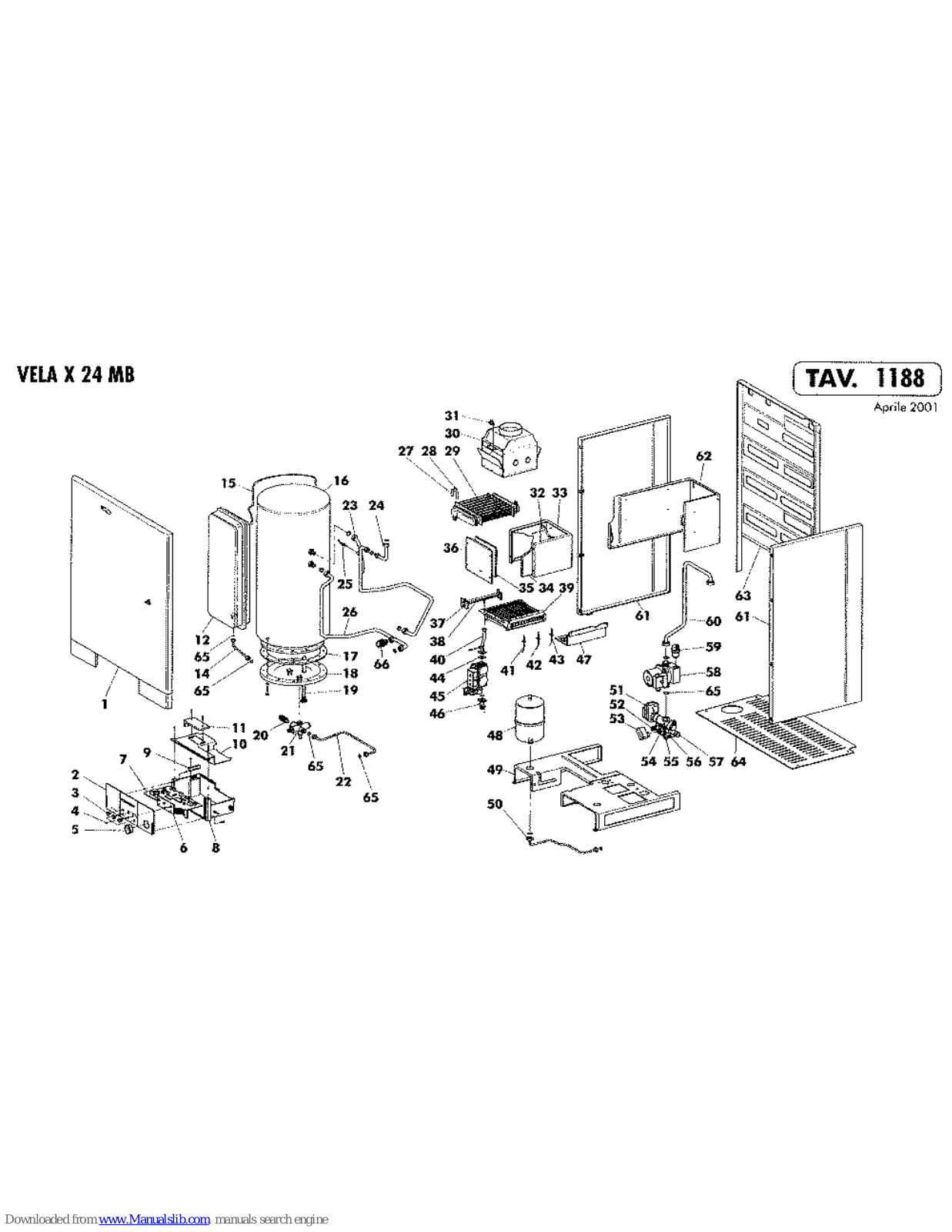 LAMBORGHINI VELA X 24 MB - SCHEMA User Manual