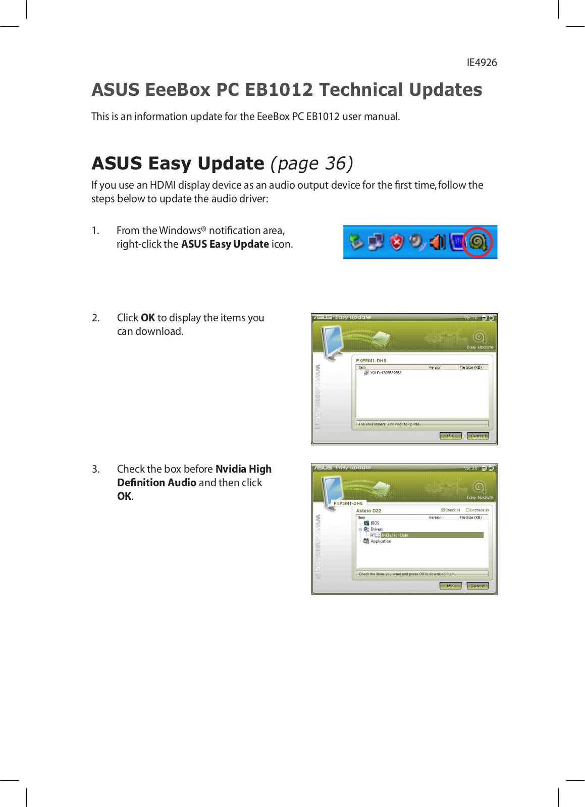 Asus EB1012 User Manual