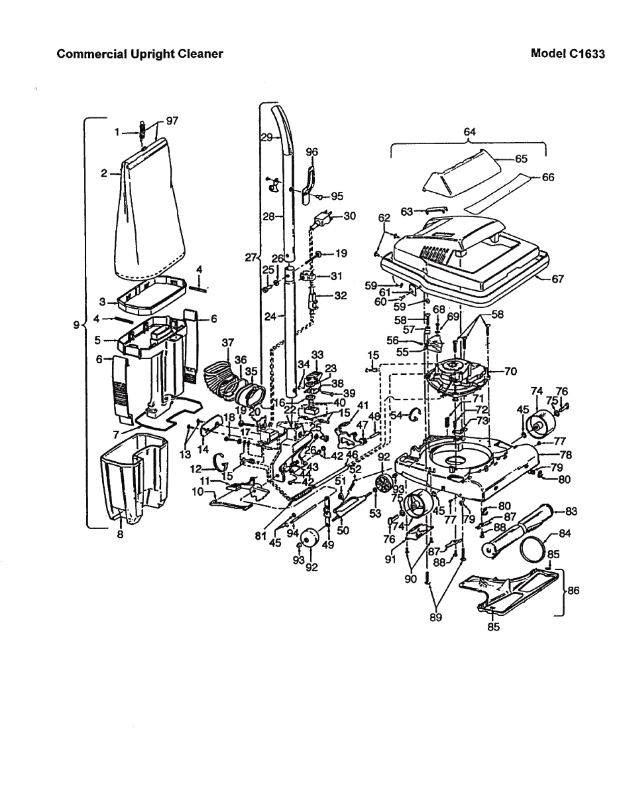 Hoover C1634 Owner's Manual