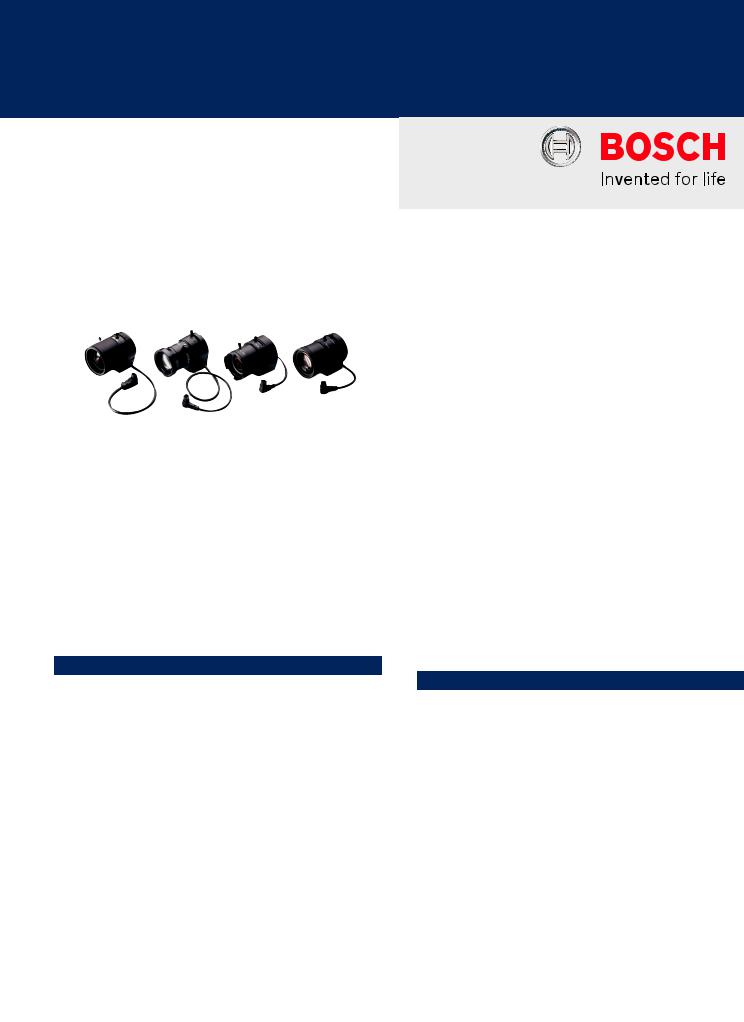 Bosch LVF-5000C-D2811, LVF-5000C-D0550, LVF-4000C-D0550 Specsheet