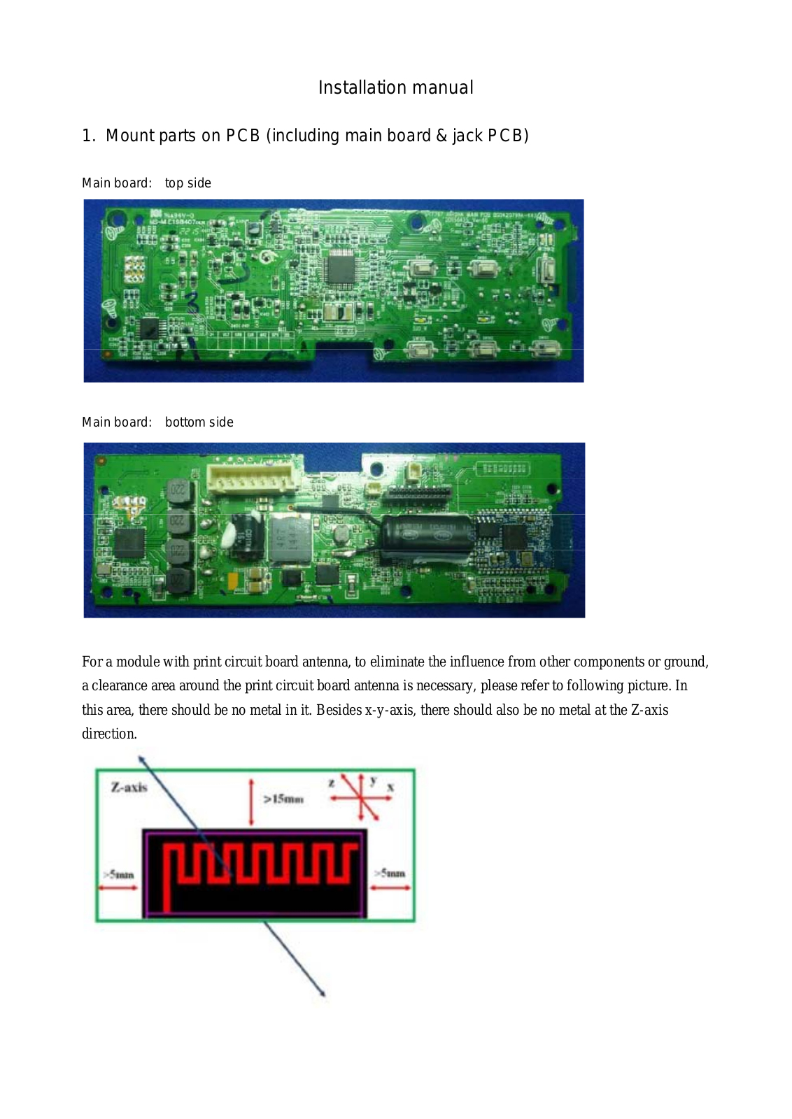 Sony BM1510 Users Manual