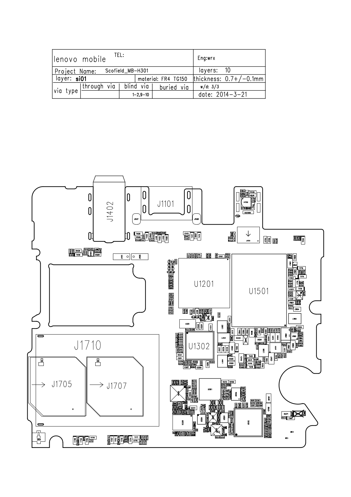 Lenovo S850 schematic diagram and service manual