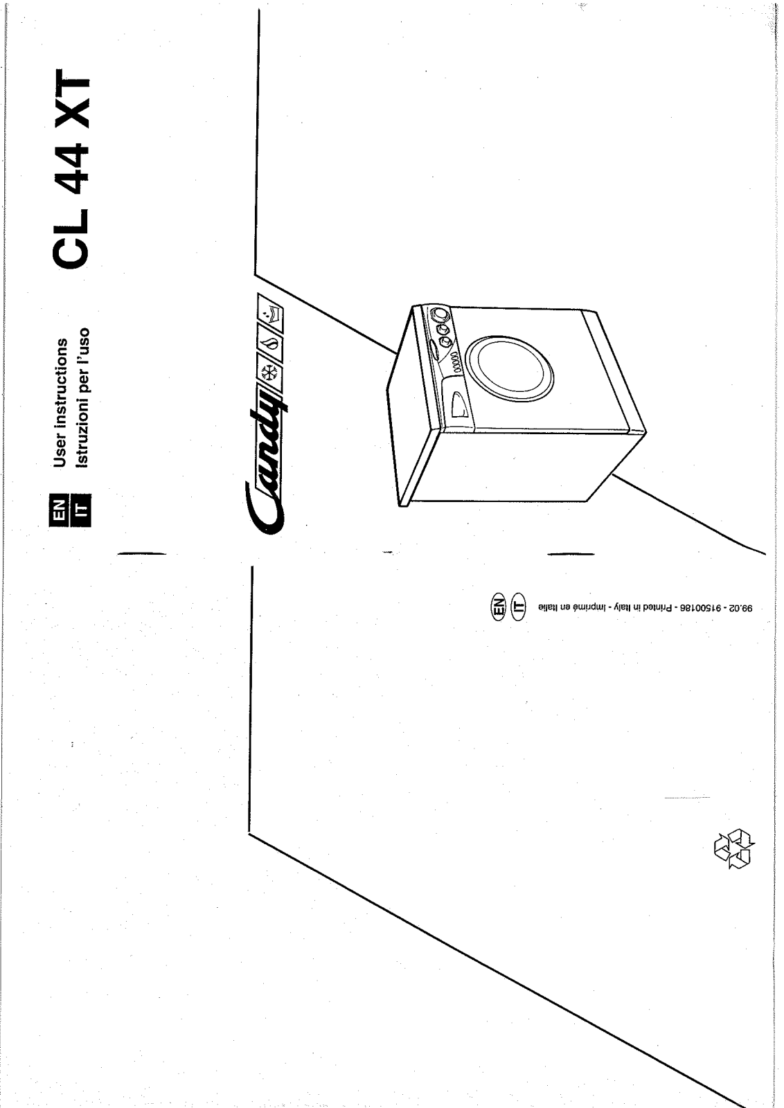 Candy CL 44 XT User Manual