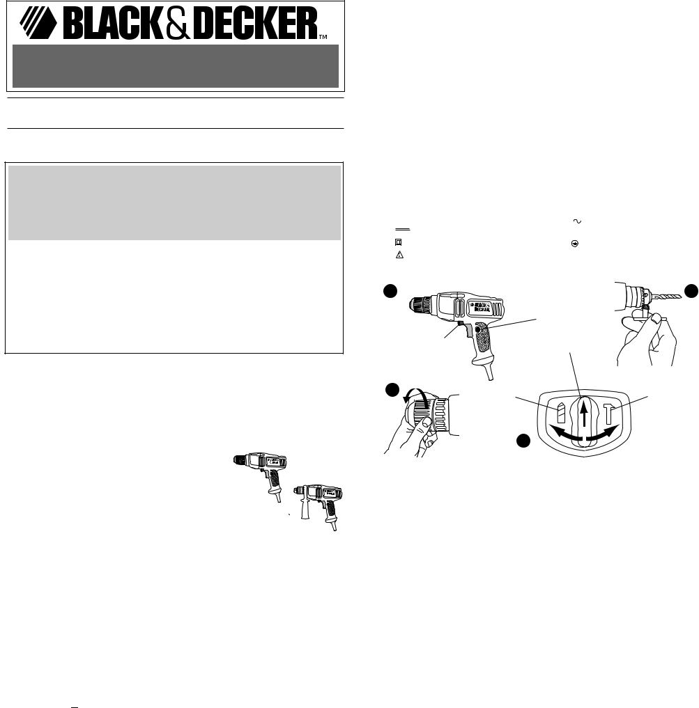 Black & Decker 386001-02, DR300, DR210, DR200, DR400 User Manual