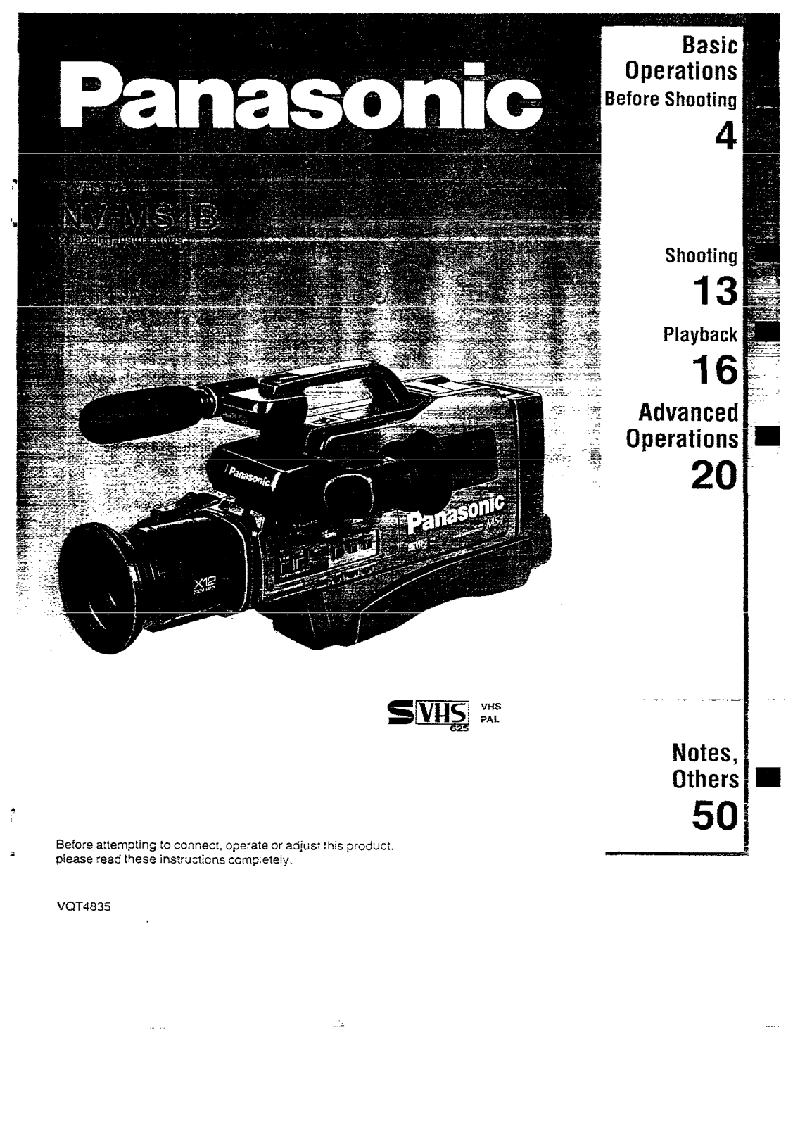 Panasonic NVMS4 User Manual