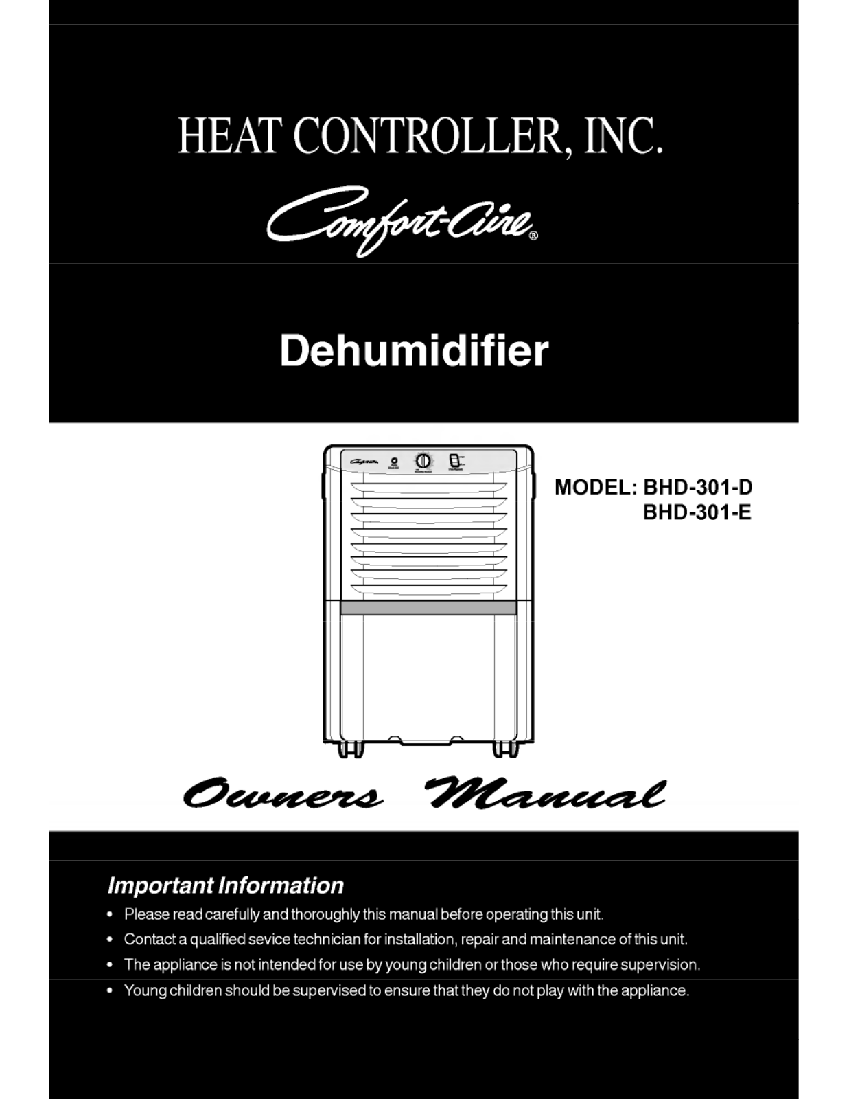 Lg Bhd-301-e Owner's Manual