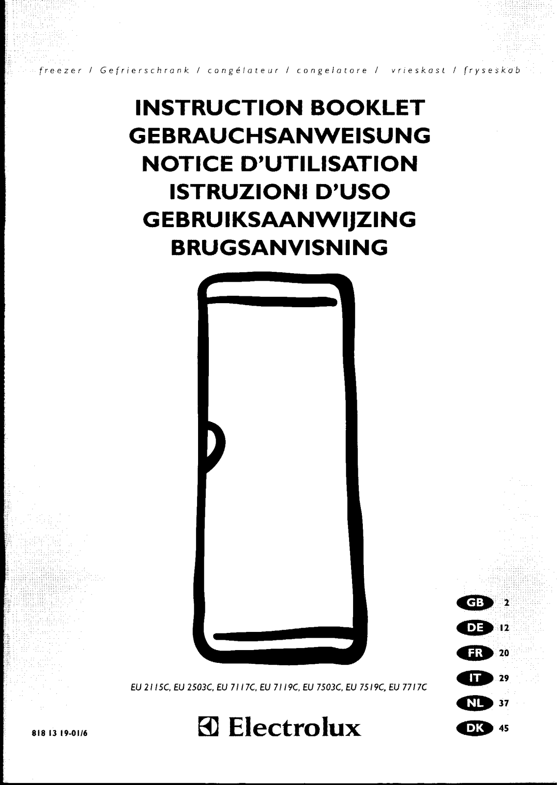 AEG EU7519C User Manual