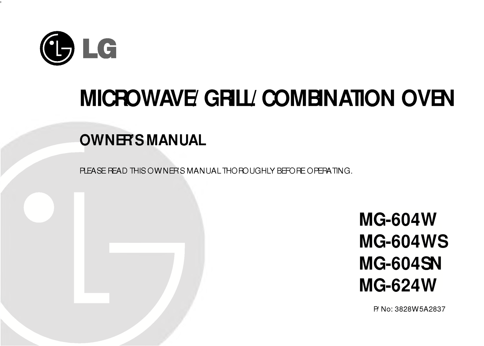 LG MG-604SN User Manual