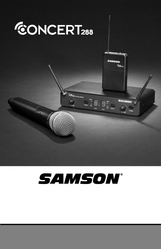 Samson Concert 288 User Manual