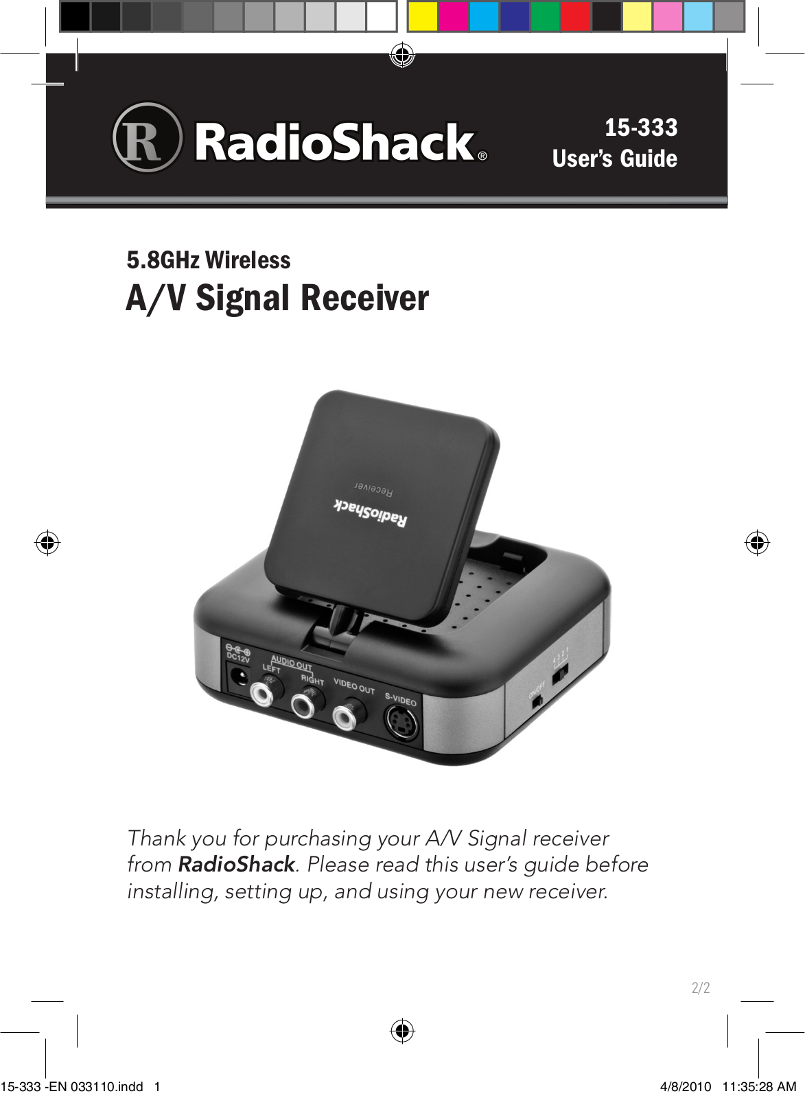 Trans Electric TR5830IR Installation guide