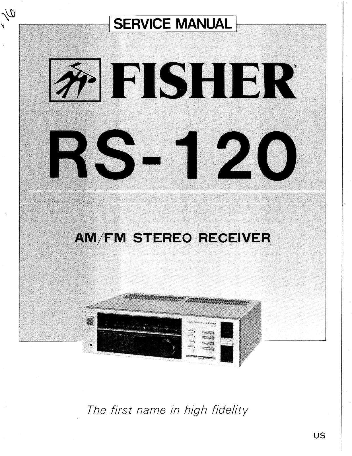 Fisher RS-120 Service manual