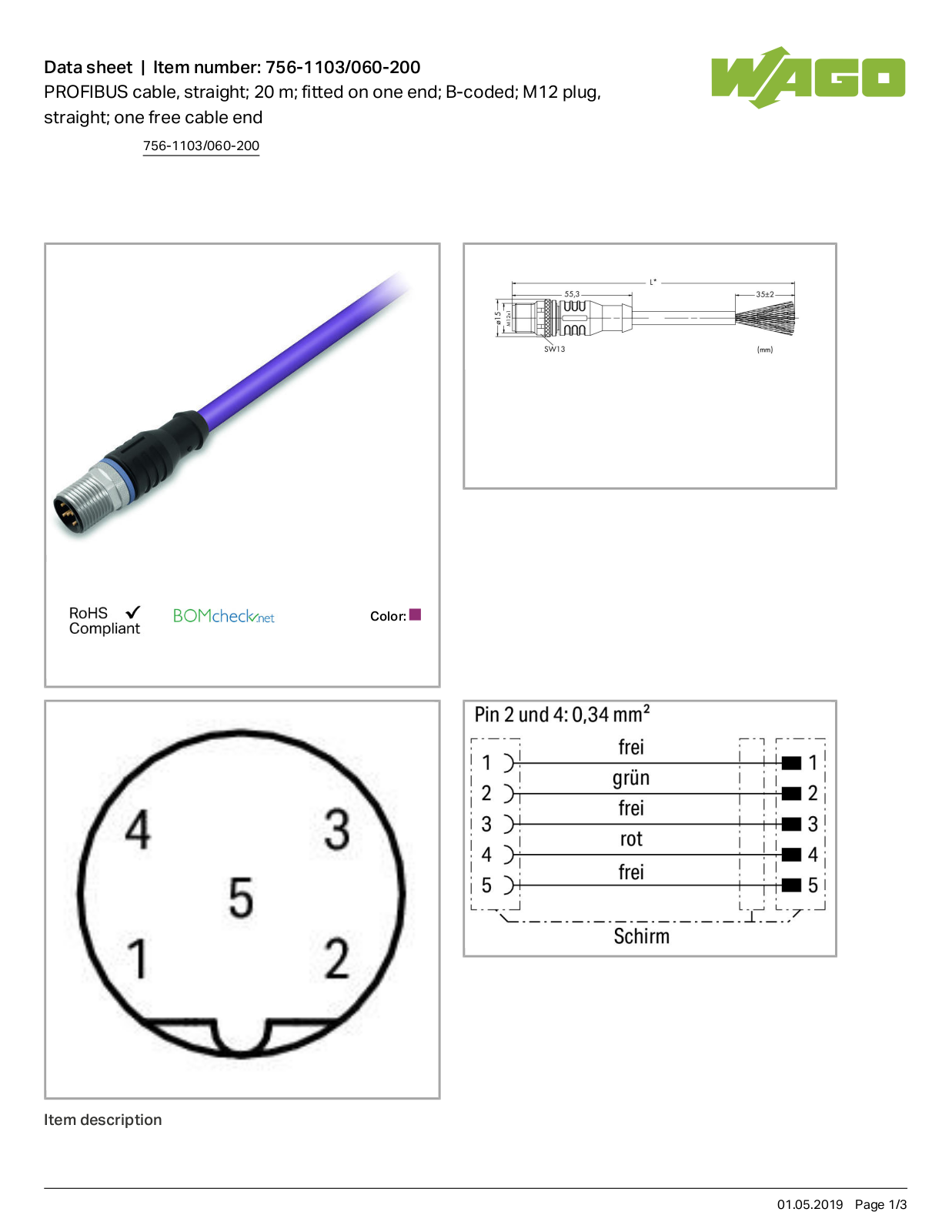 Wago 756-1103/060-200 Data Sheet