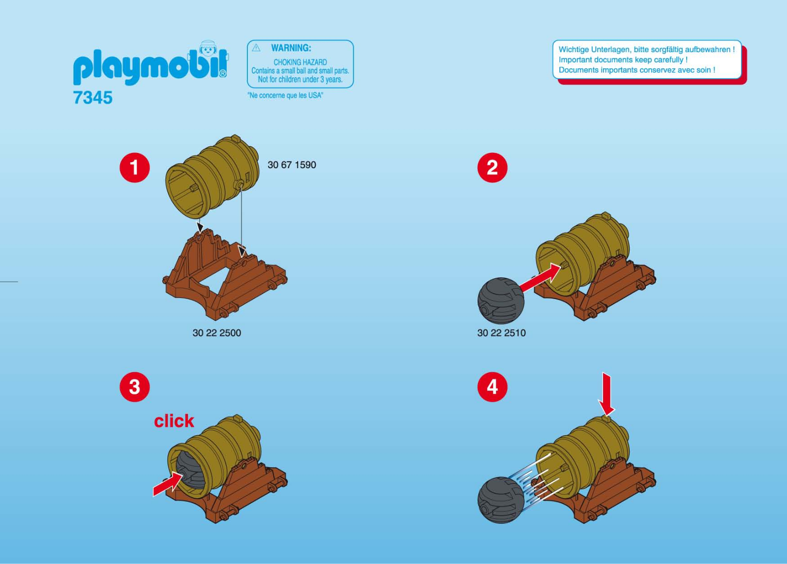 Playmobil 7345 Instructions