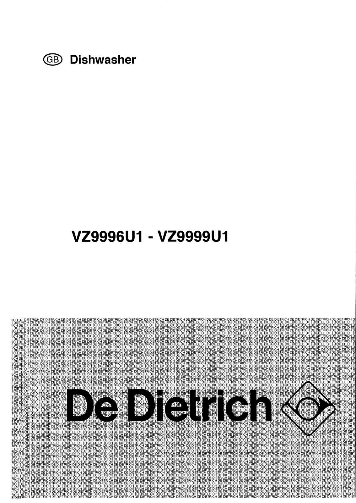 De dietrich VZ9996U1, VZ9999U1 User Manual