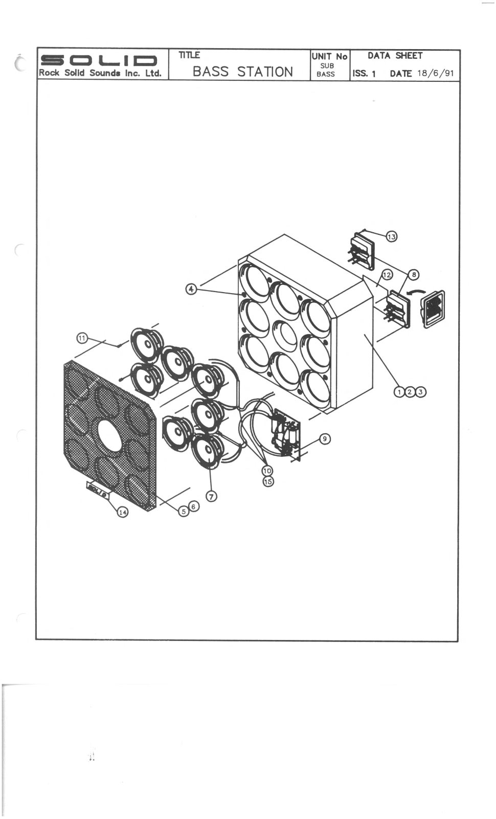 Bowers and Wilkins Bass Station Service manual