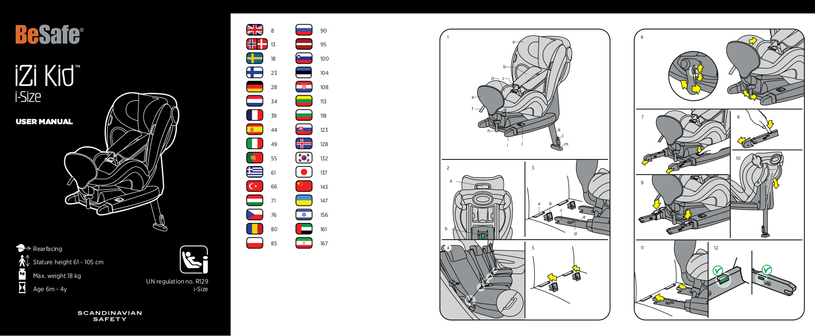 BeSafe iZi Kid X3 i-Size operation manual