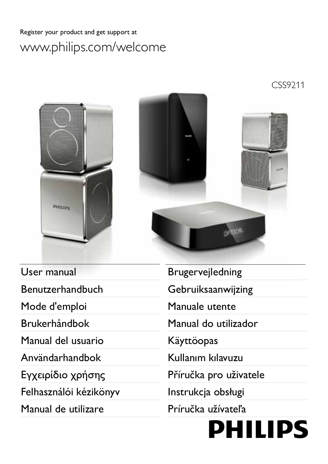 PHILIPS CSS9211 User Manual