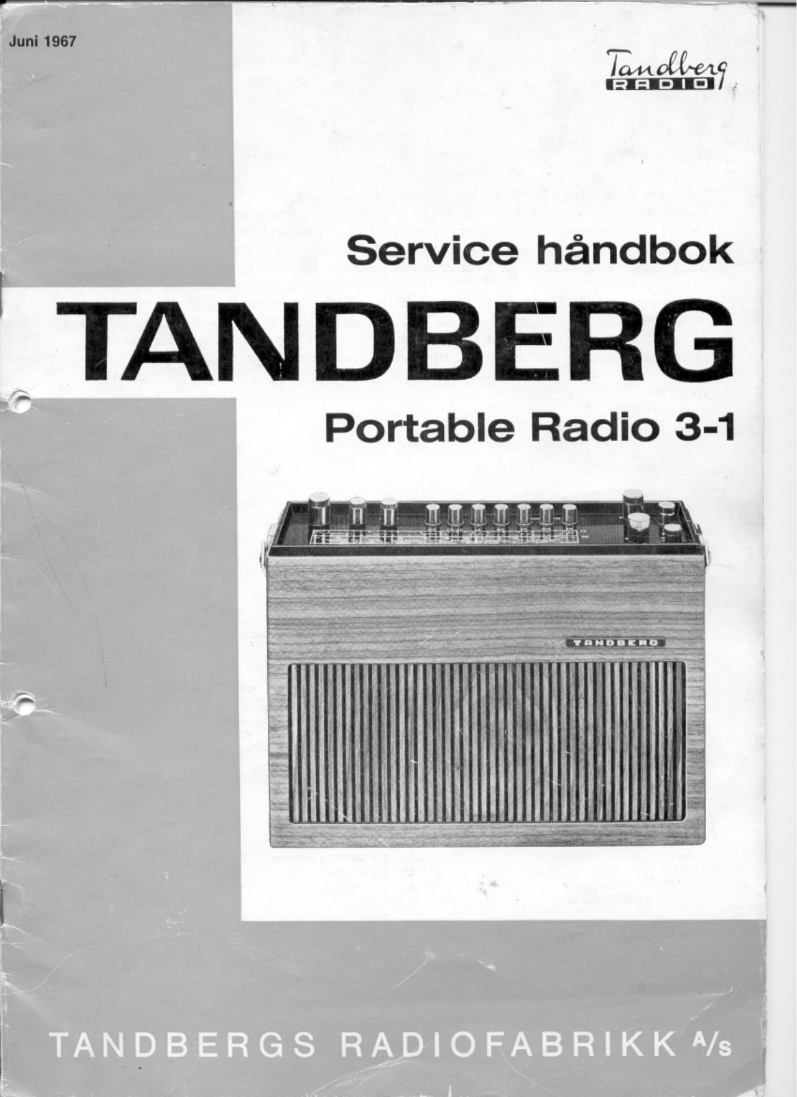 Tandberg TP-31 Service manual