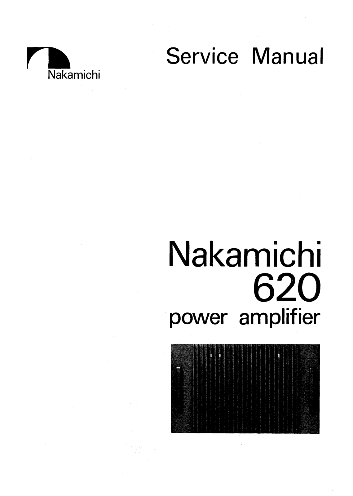 Nakamichi 620 Service manual