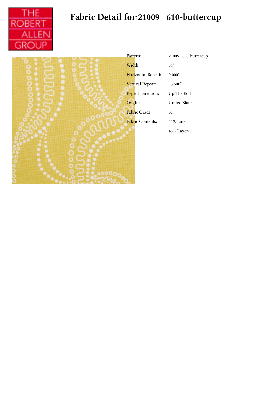 Duralee CRAL5162 Specifications - ManualMachine.com