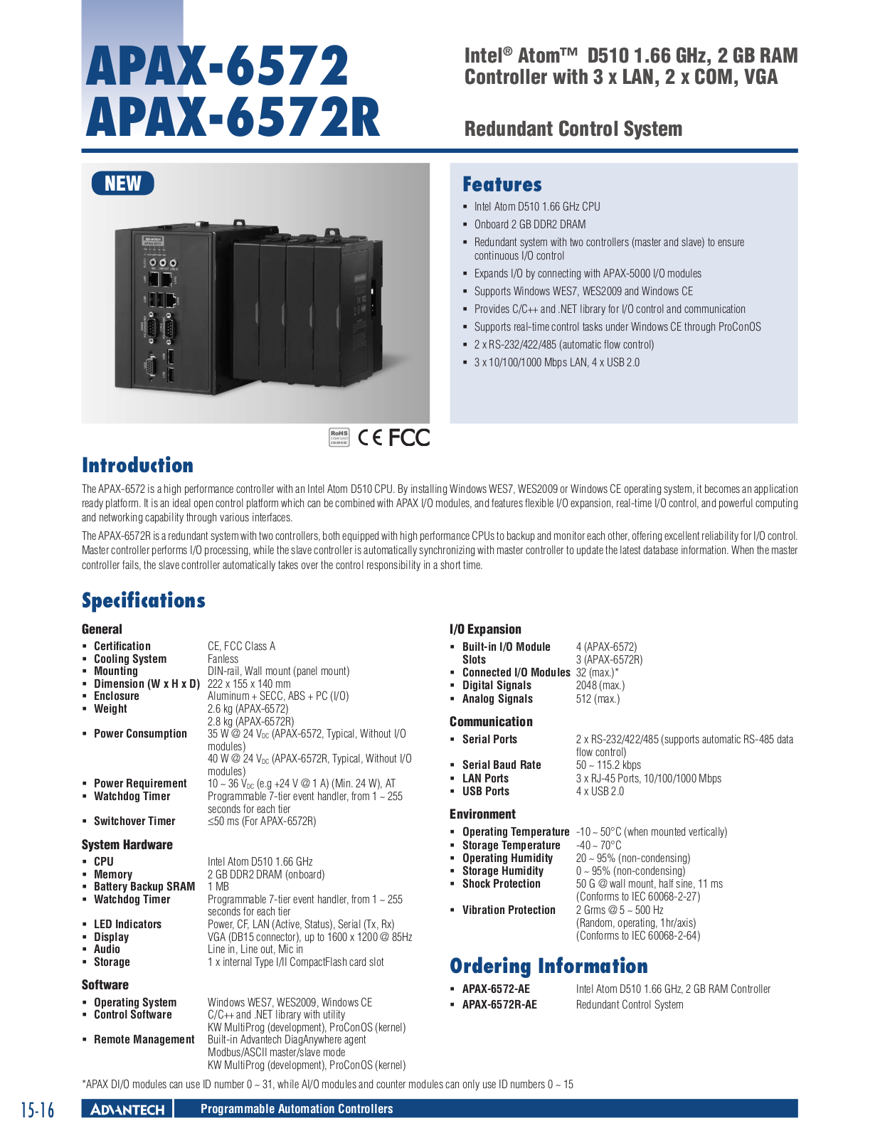 Impulse APAX-6572 User Manual