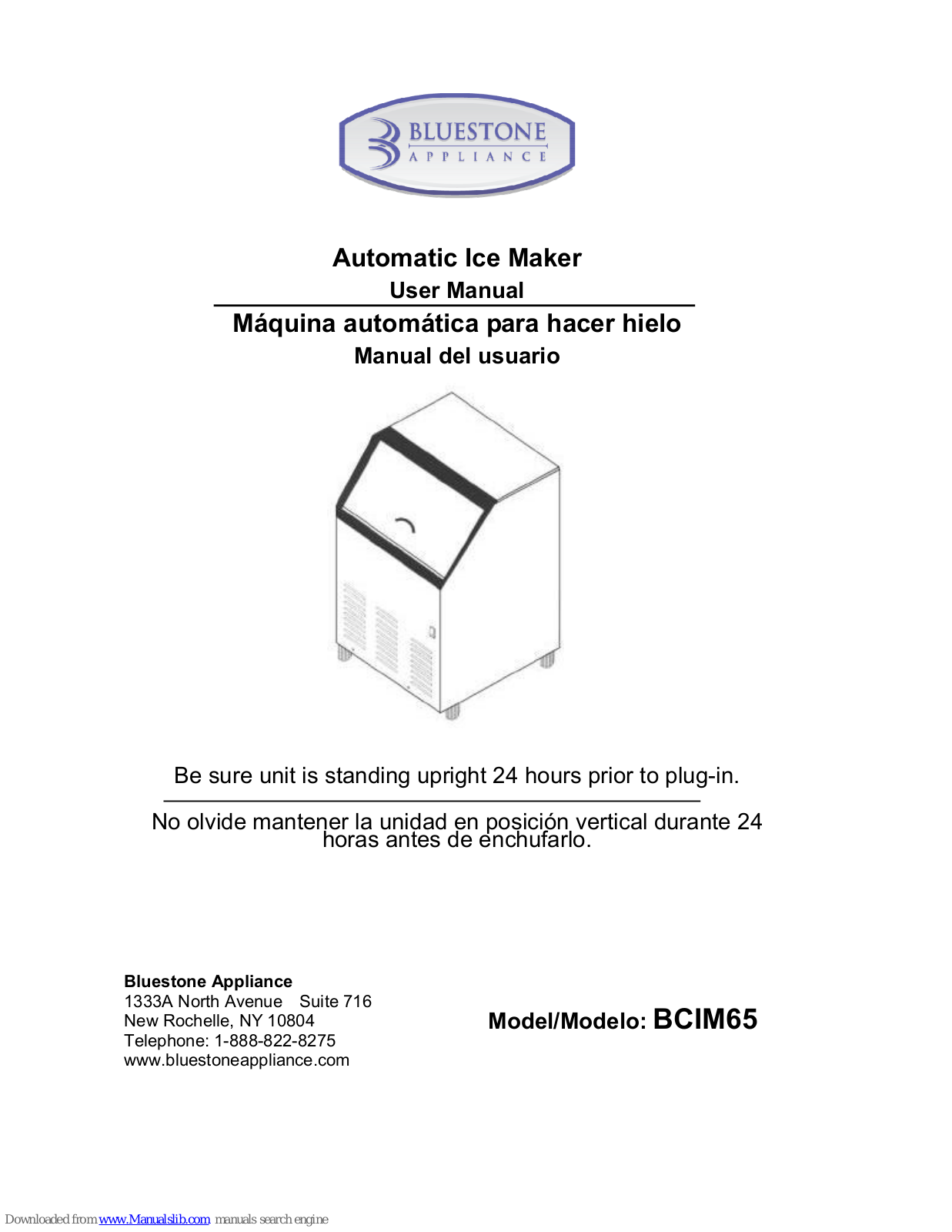 Bluestone Appliance BCIM65 User Manual - ManualMachine.com