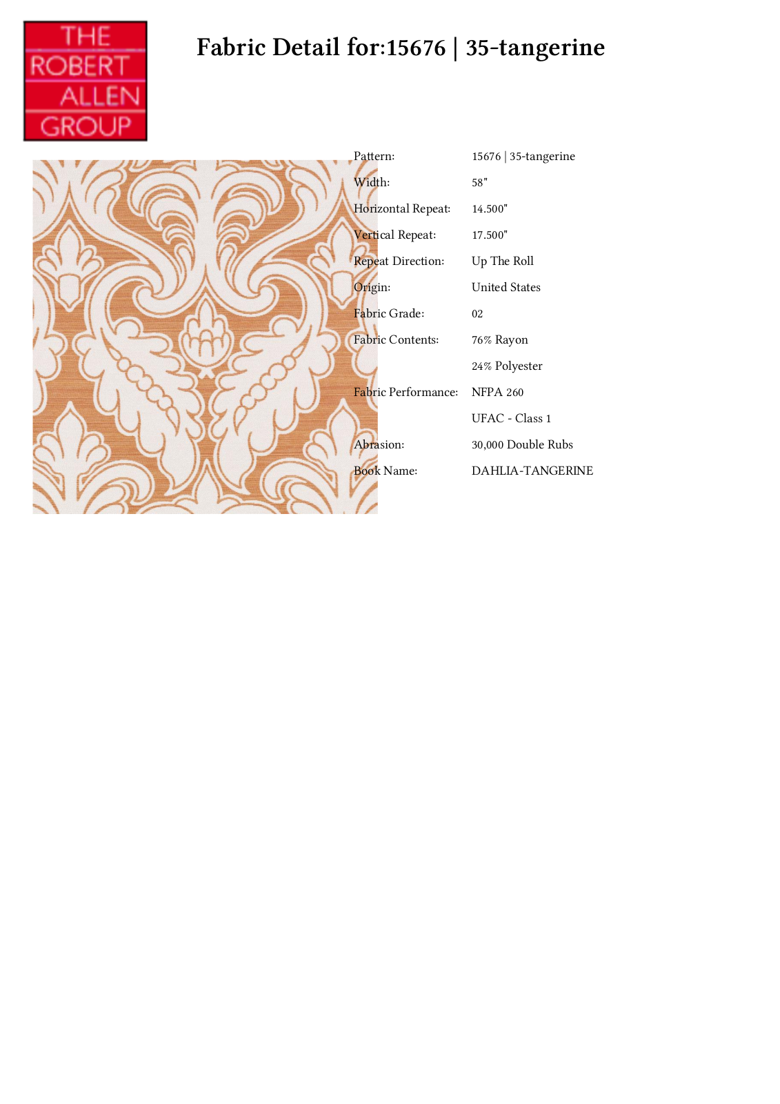 Duralee CRAL5217 Specifications - ManualMachine.com