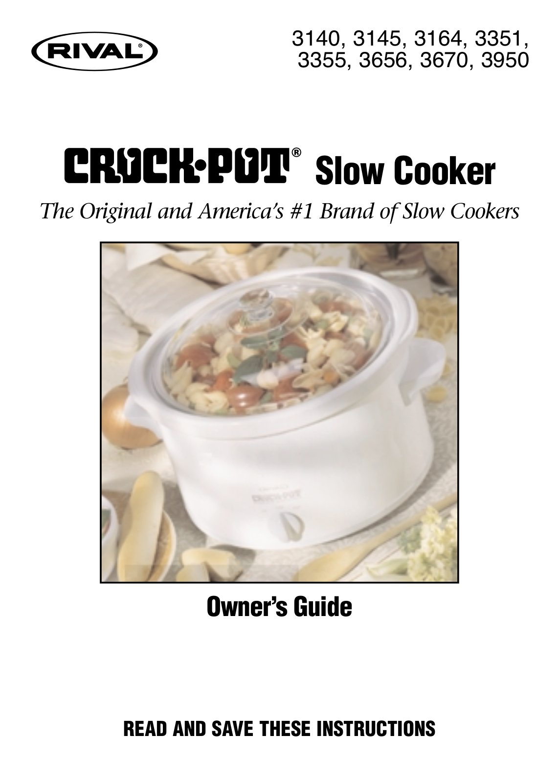 Crock-Pot 3164, 3355 User Manual