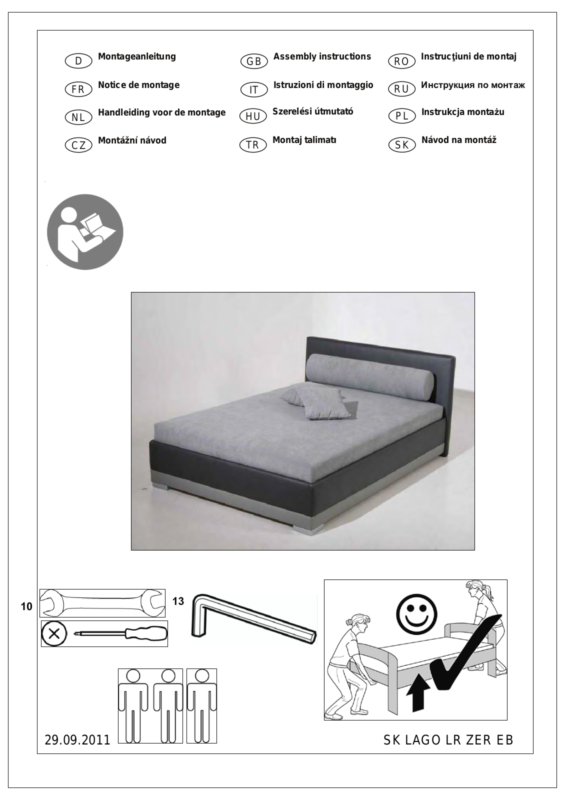 Maintal SK LAGO LR ZER EB Assembly instructions