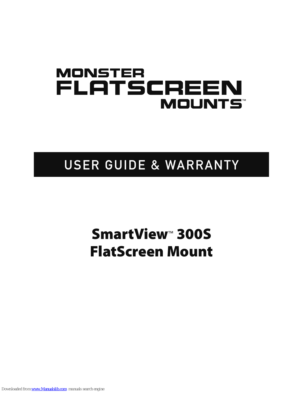 Monster SmartView 300S Installation Manual