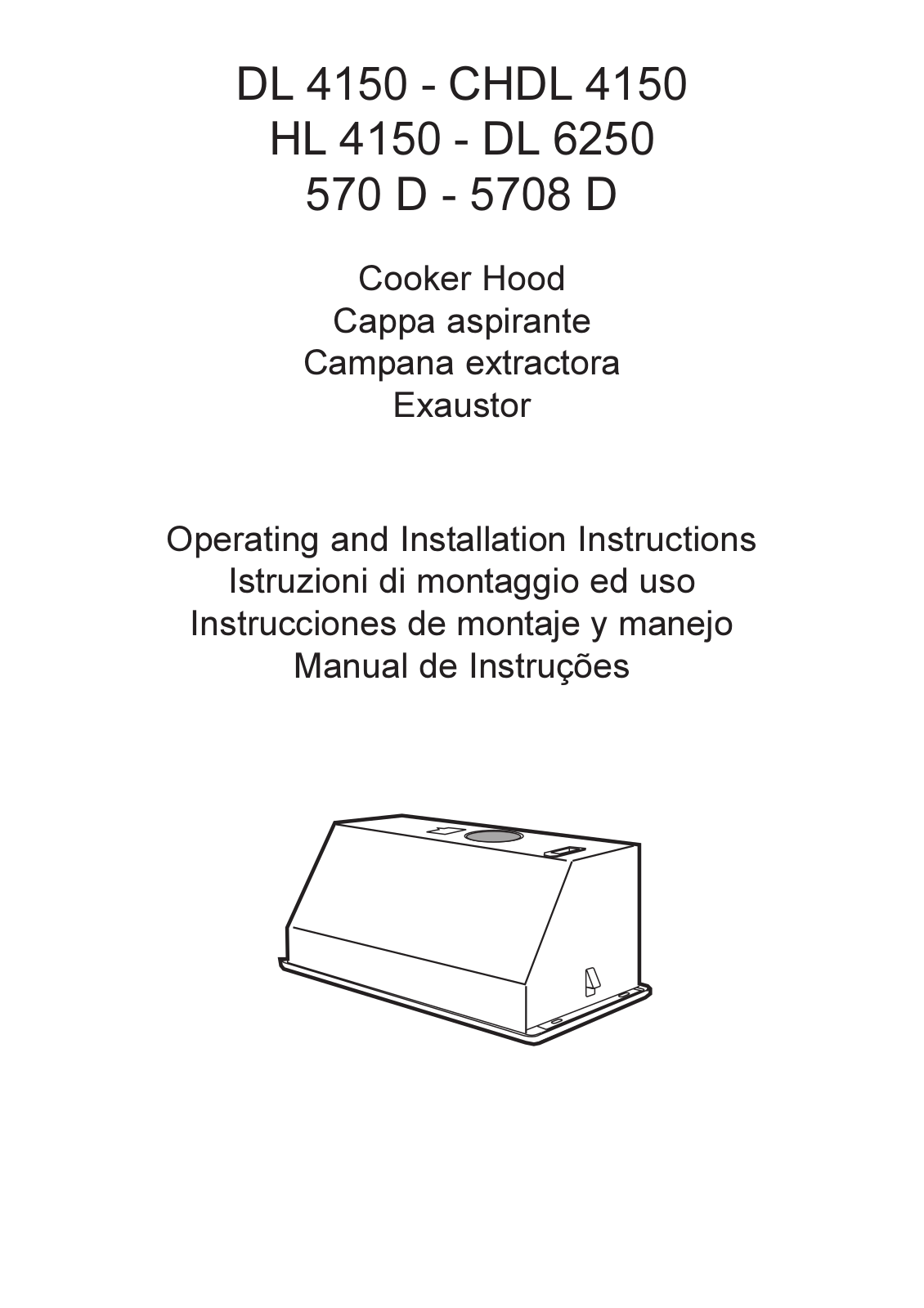 AEG DL4150, CHDL4150, HL4150, DL6250, 570D User Manual