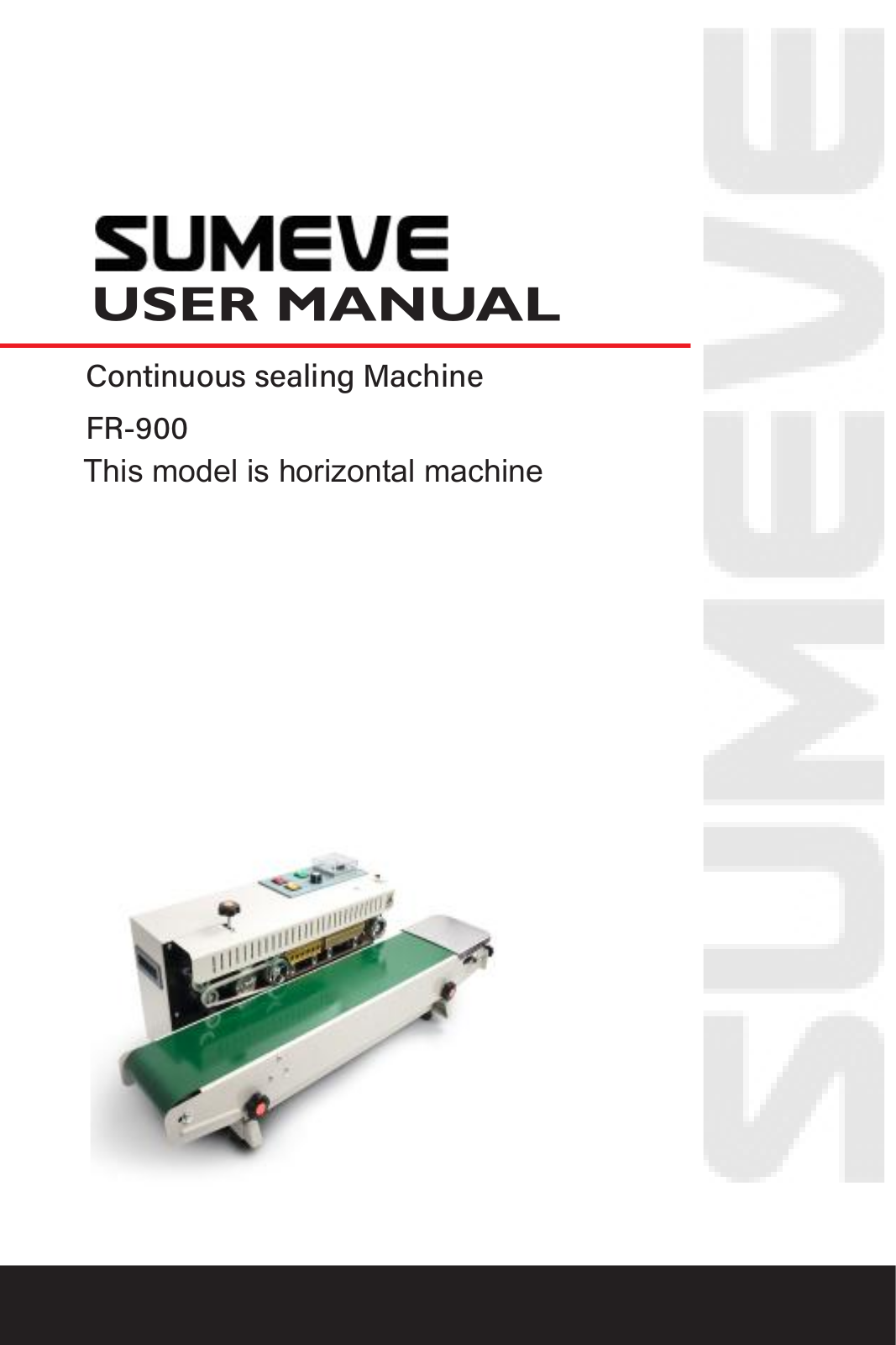 Sumeve FR-900 User Manual