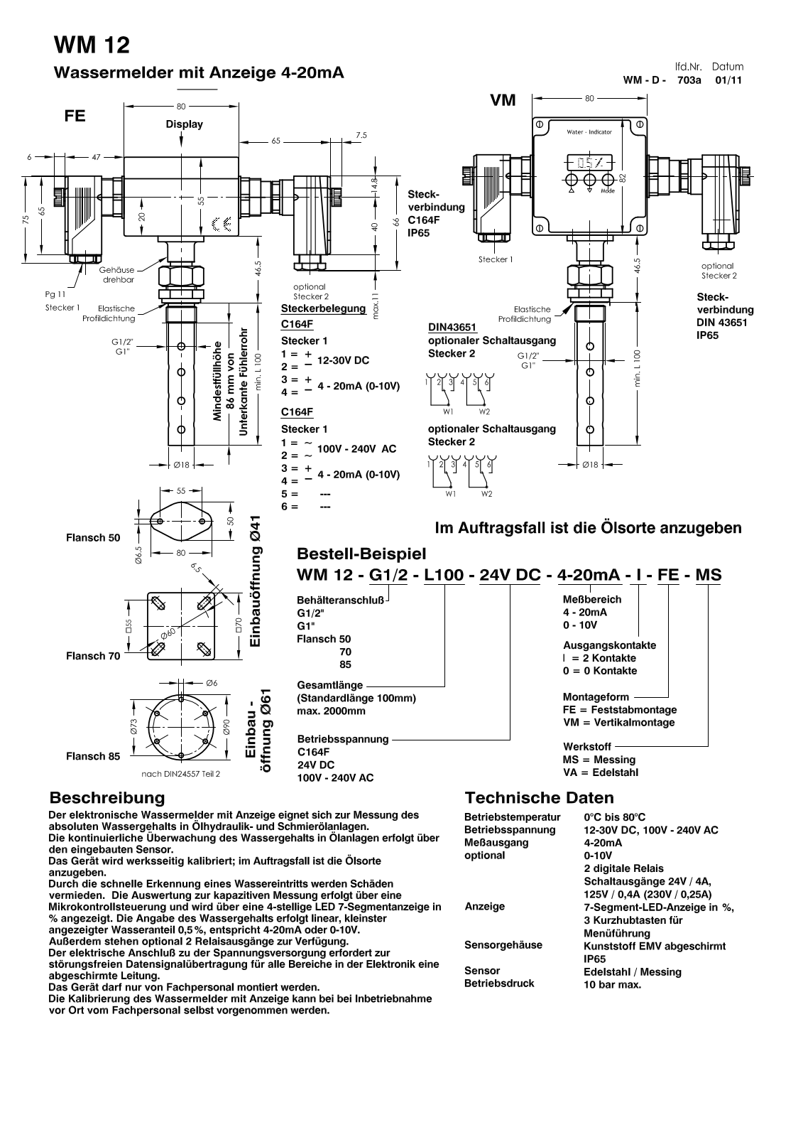 Goldammer WM 12 Service Manual