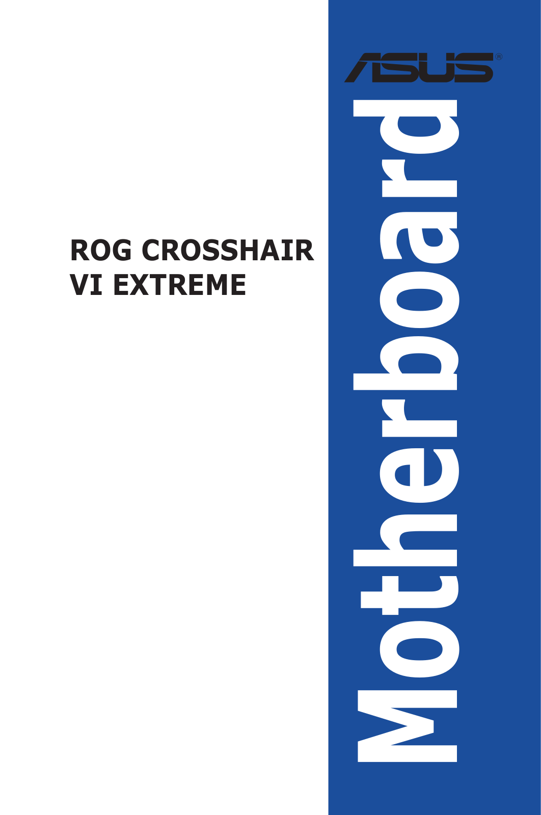 Asus CROSSHAIR VI EXTREME User’s Manual