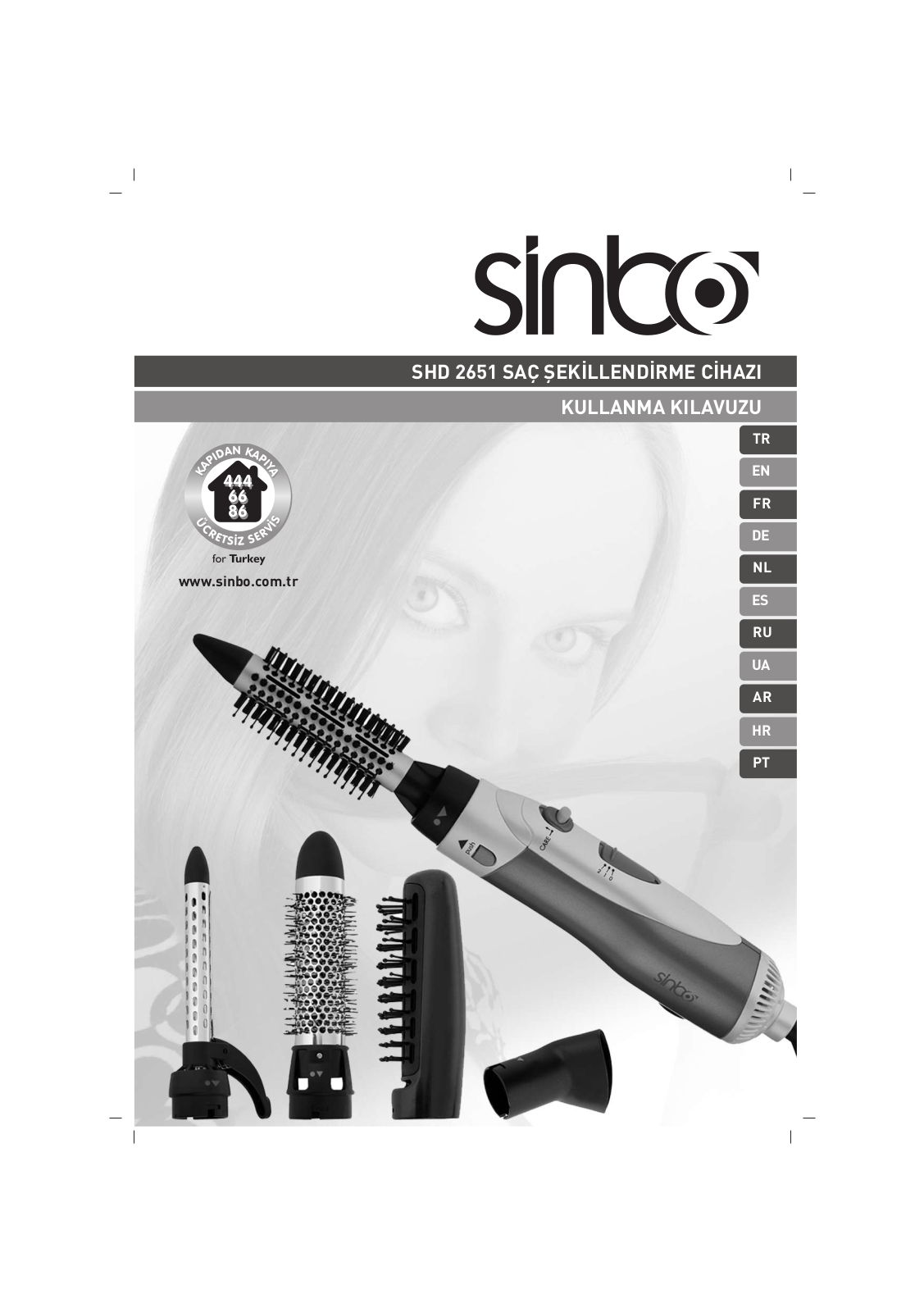 Sinbo SHD 2651 User Manual