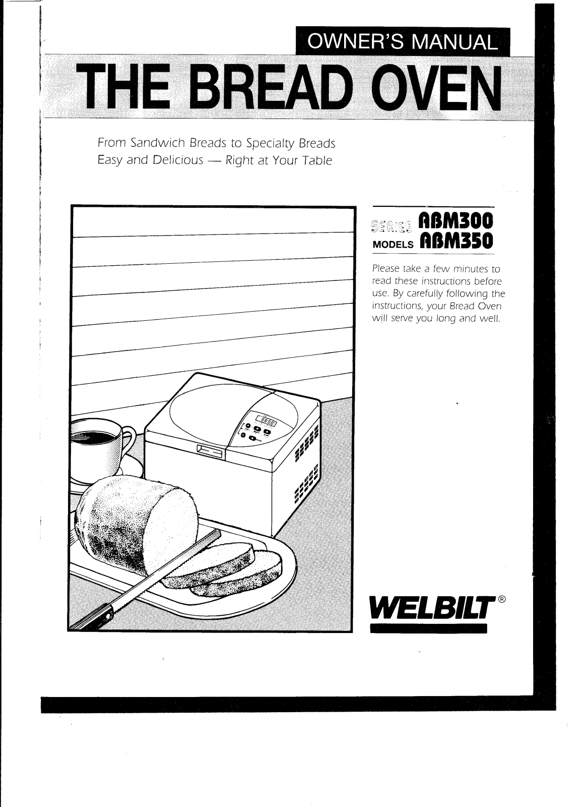 Welbilt ABM350 User Manual