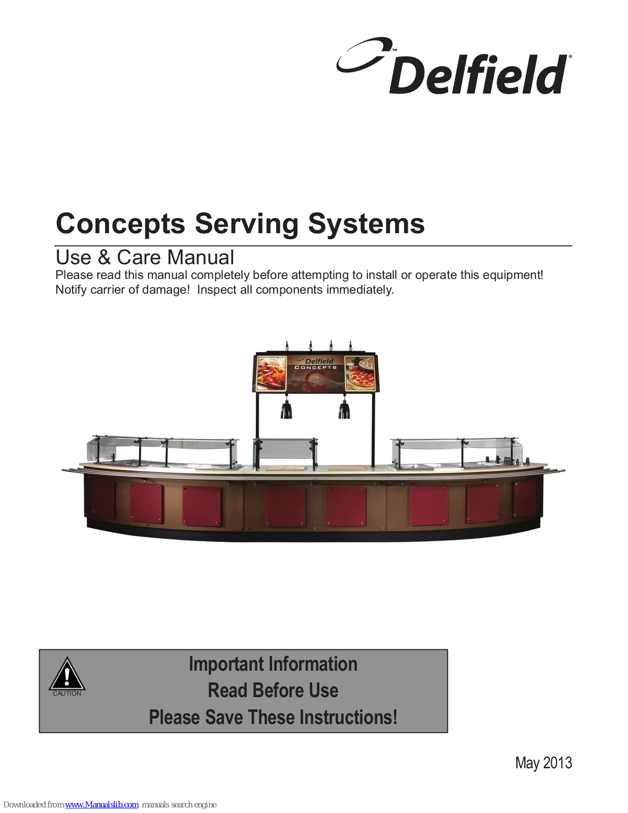 Delfield Concepts Use & Care Manual