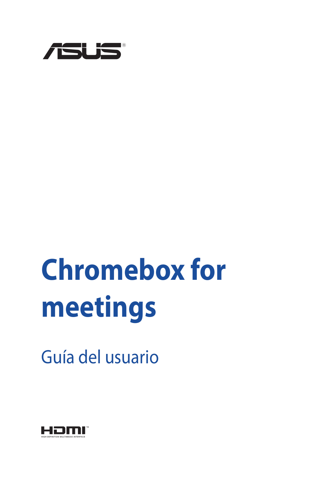 Asus Chromebox for meetings User’s Manual