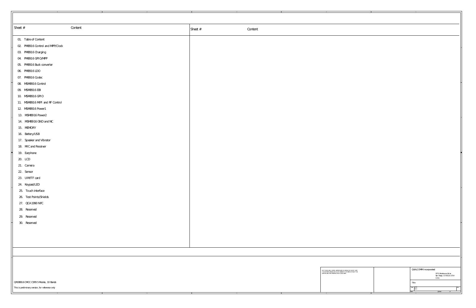 Xiaomi Redmi Note 4G Schematics