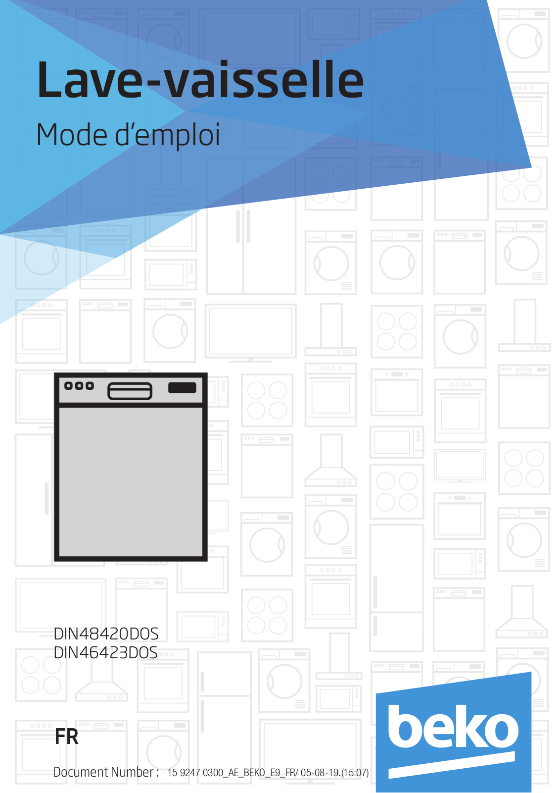 Beko DIN48420DOS, DIN46423DOS User manual