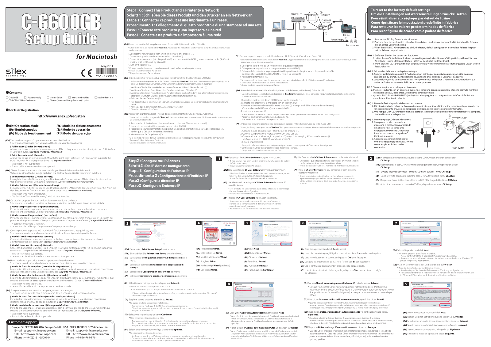 Silex Technology C-6600GB Setup guide