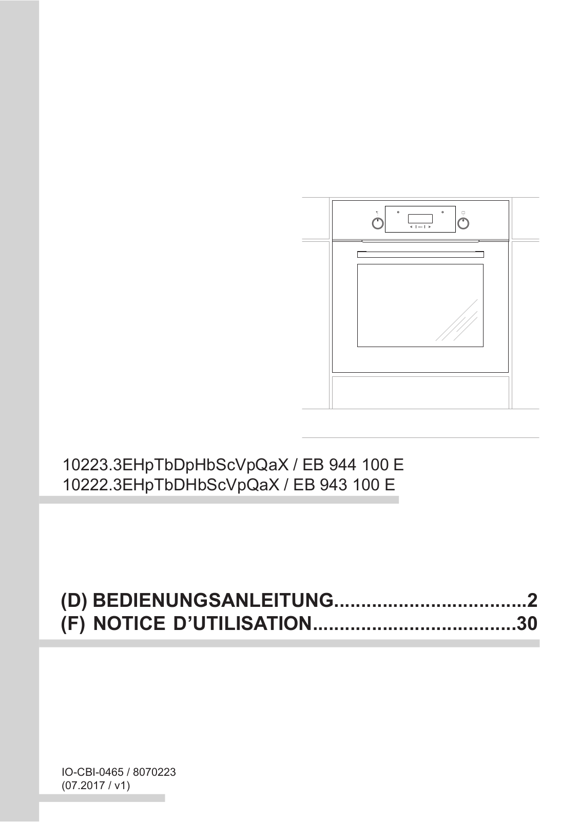 Amica EB 944 100 E User Manual