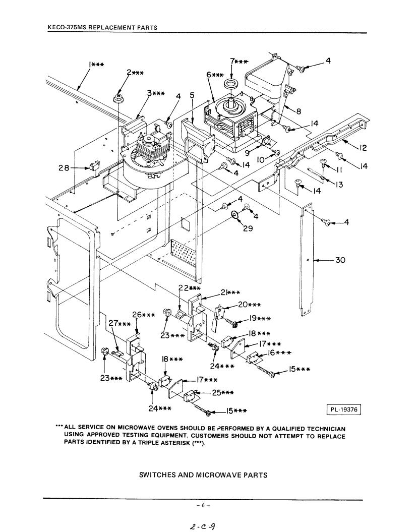 KitchenAid KEMS375SBL0 Parts List