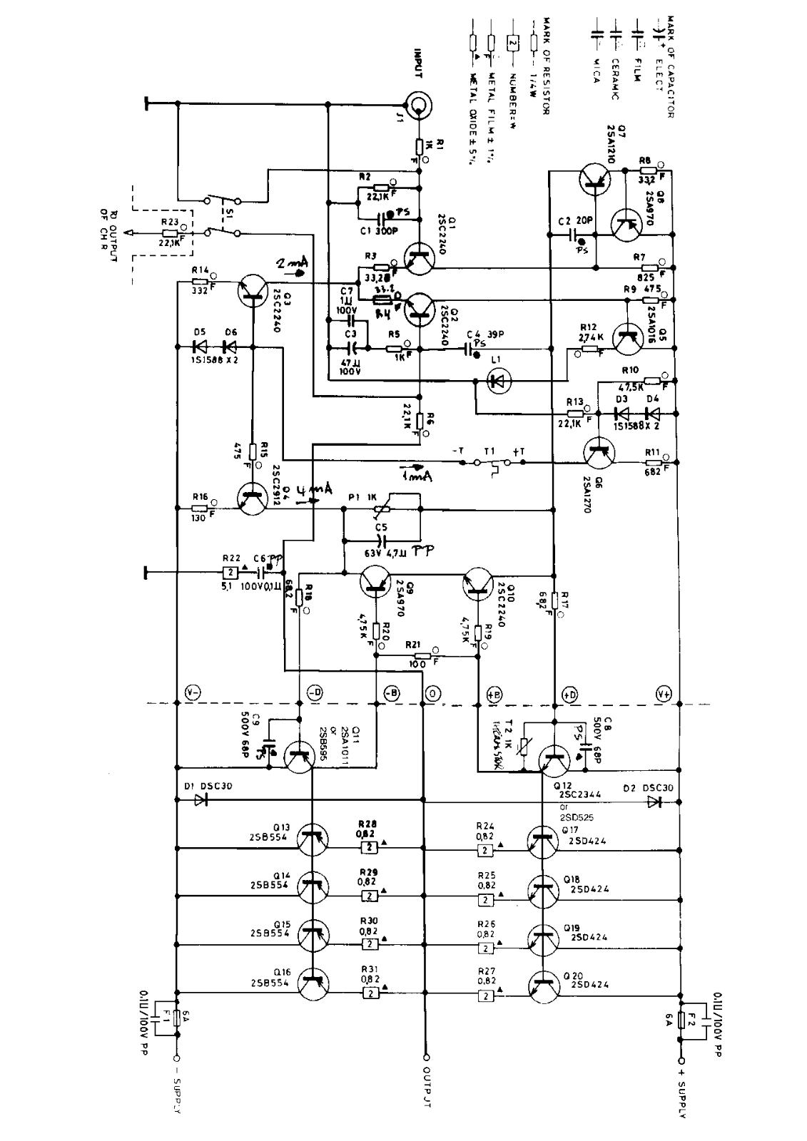 Adcom 555 schematic