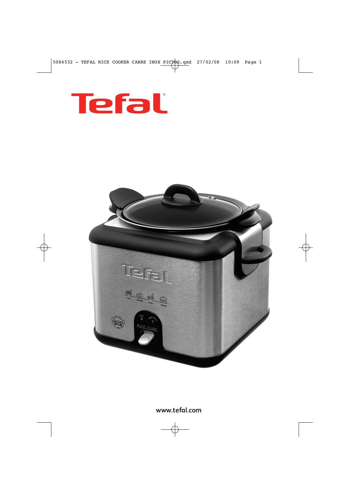 Tefal Rice Cube RK400932 User Manual