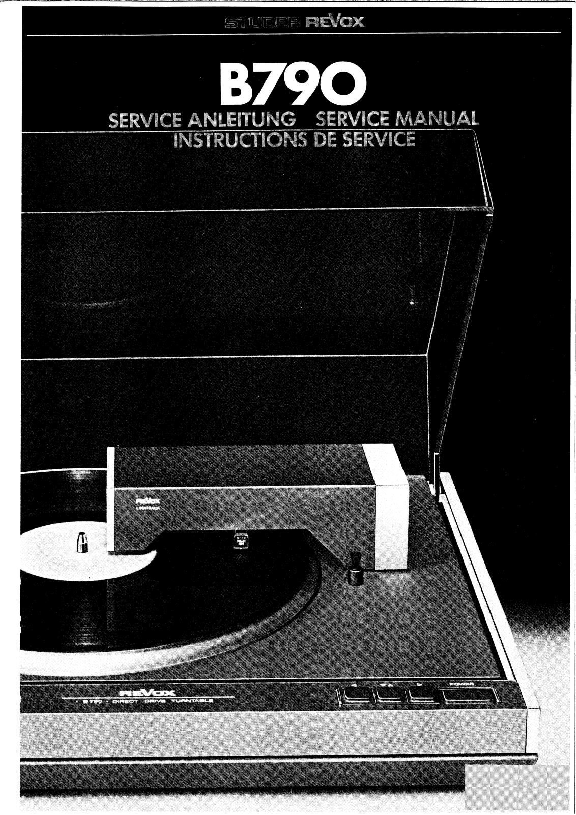 Revox B-790 Service manual